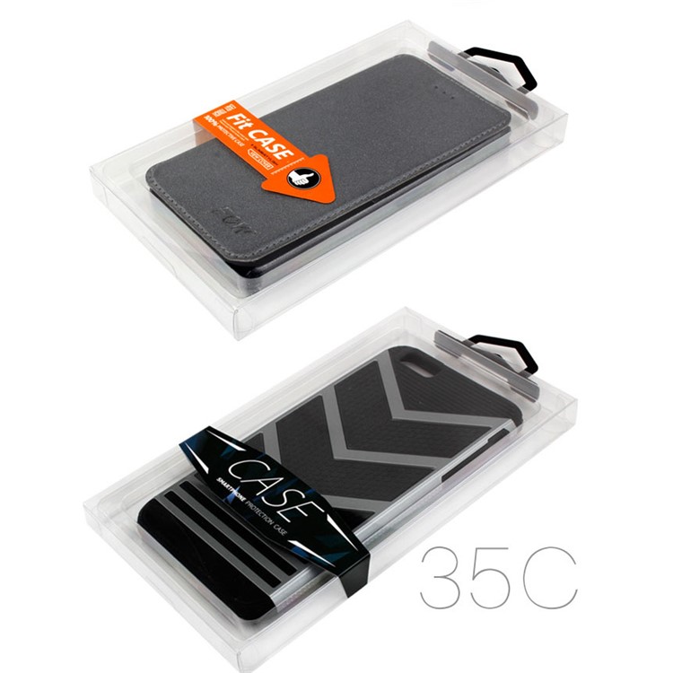 50Pcs/Lot KJ-666 Customizable PVC Packaging Box for iPhone 7 Cases, Size: 166 x 94 x 15.5mm - A Sticker-16