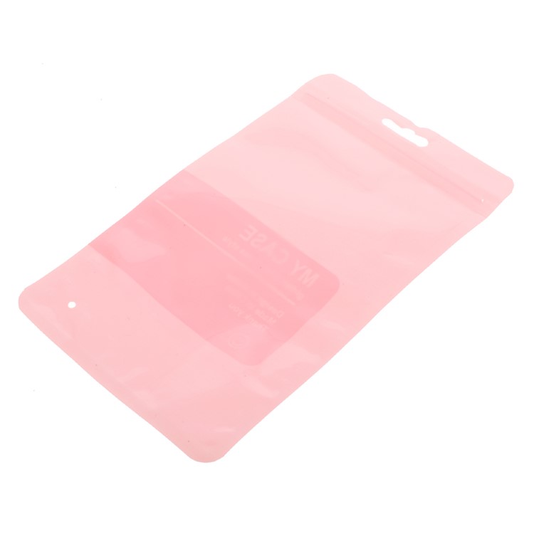 100Pcs/Lot Zip Lock Retail Packing Bags, Size 15.7 x 10cm PinkTVC