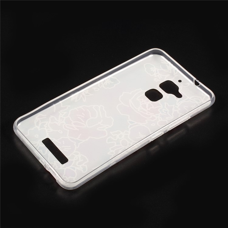 Embossed Pattern TPU Back Case for Asus Zenfone 3 Max ZC520TL -
Blooming Flowers-2