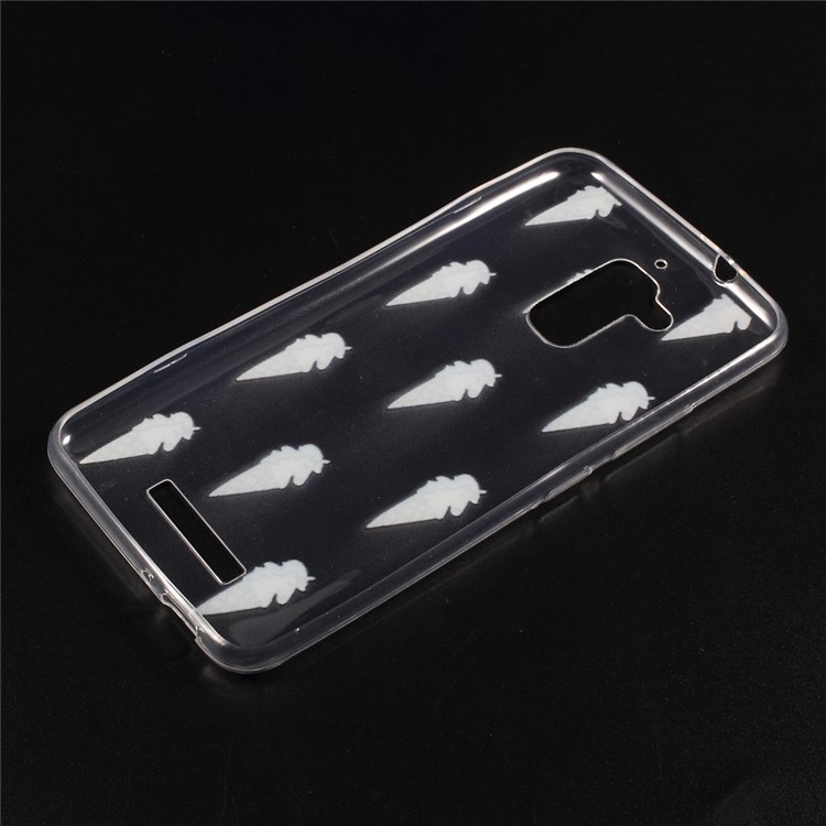 For Asus Zenfone 3 Max ZC520TL Embossed Pattern TPU Phone Case Accessory - Ice Cream-2