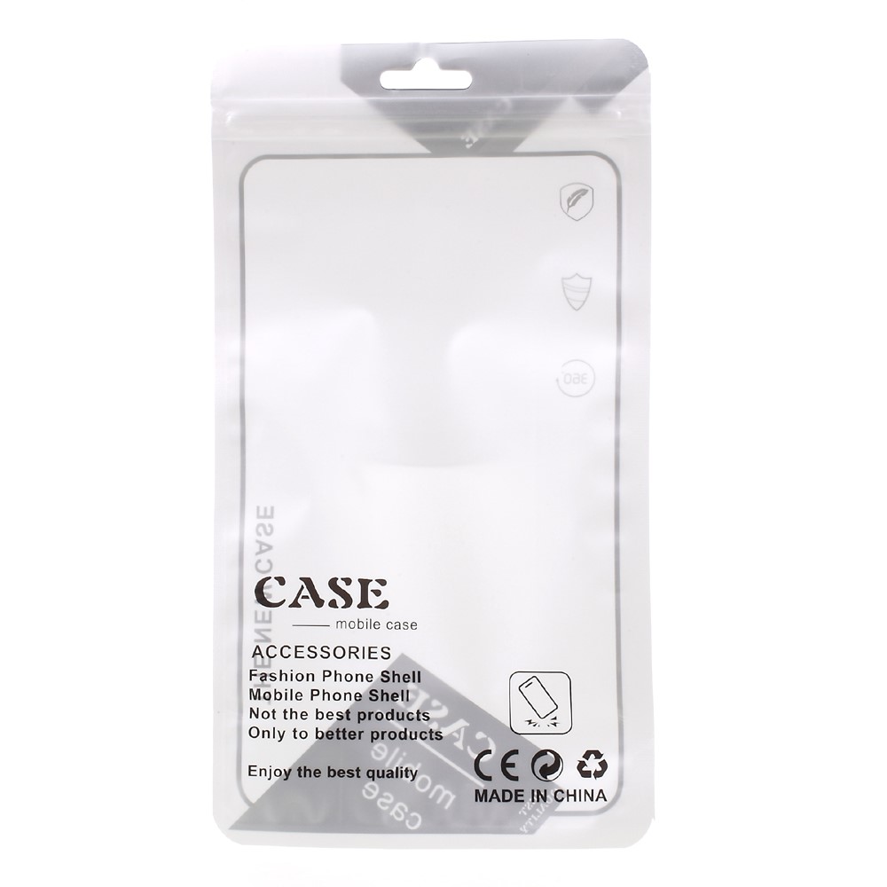 100Pcs/Lot Ziplock Retail Package Bags for iPhone Samsung HTC Sony Etc. Slim Cases, Size: 18.5 x 10.5cm - Black-2