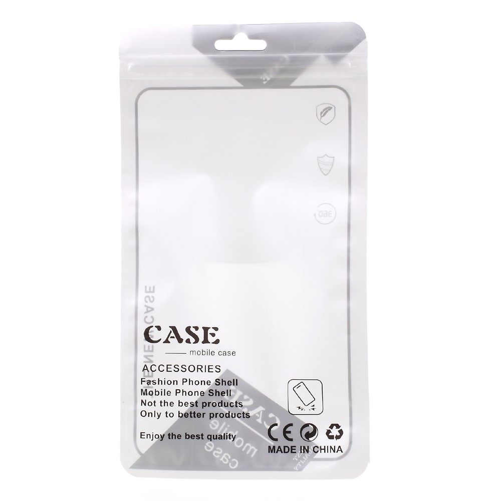 100pcs / Lot Sacs de Colis de Vente au Détail Ziplock Pour Iphone Samsung HTC Sony, Etc.. Cas Minces, Taille: 18,5 x 10,5 cm - le Noir-2