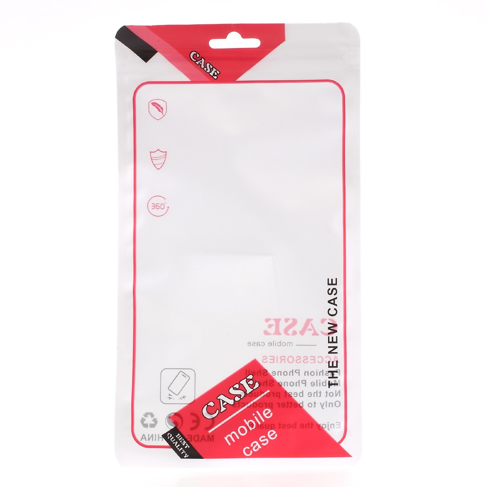 100Pcs/Lot Zip Lock Retail Package Bags for iPhone Samsung HTC Sony Etc. Cases, Size: 18.5 x 10.5cm - Red-1