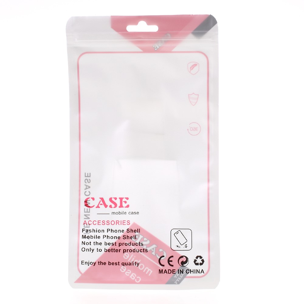 100Pcs/Lot Zip Lock Retail Package Bags for iPhone Samsung HTC Sony Etc. Cases, Size: 18.5 x 10.5cm - Red-2