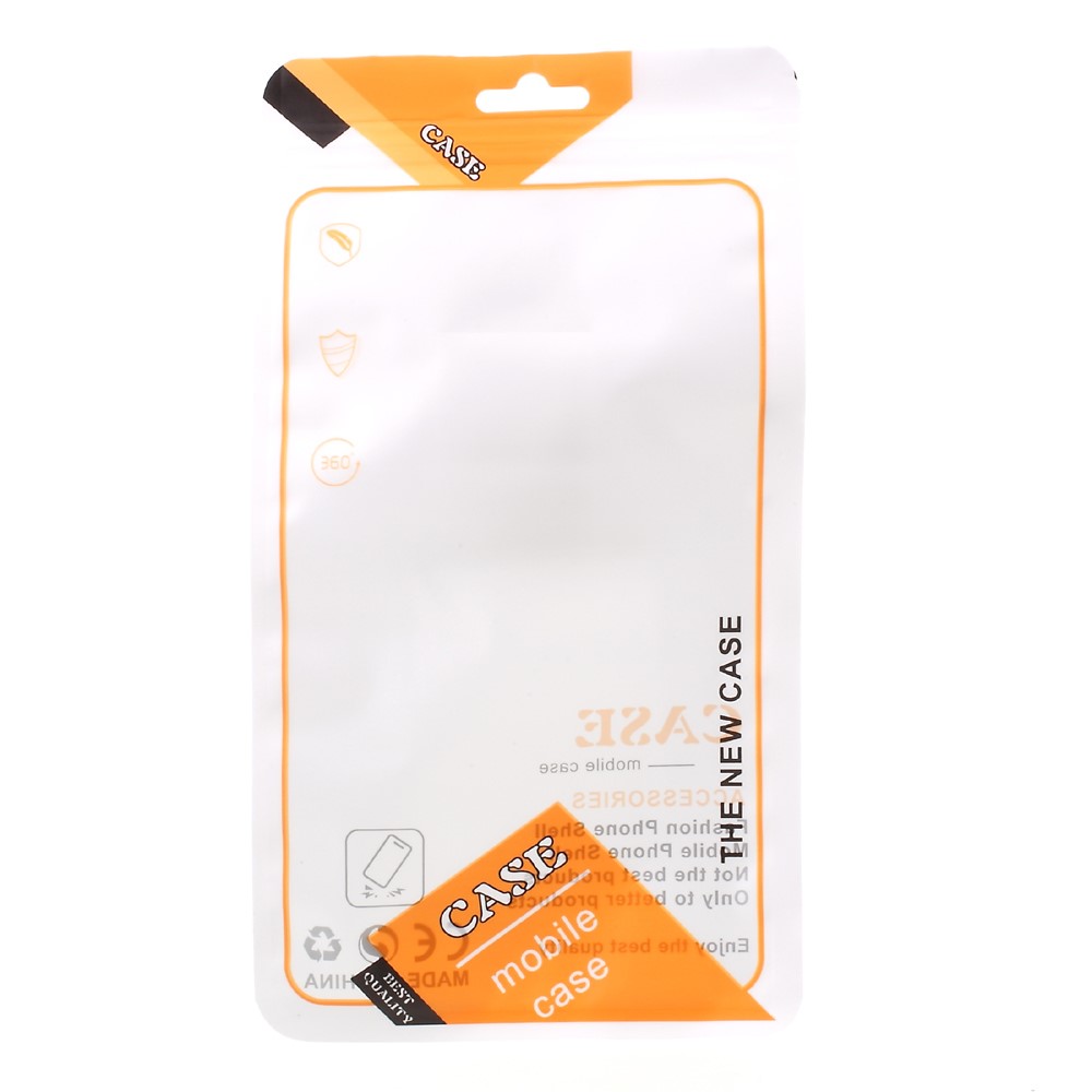 100Pcs/Lot Ziplock Package Bags for iPhone Samsung HTC Sony Etc. Slim Cases, Size: 18.5 x 10.5cm - Orange-1