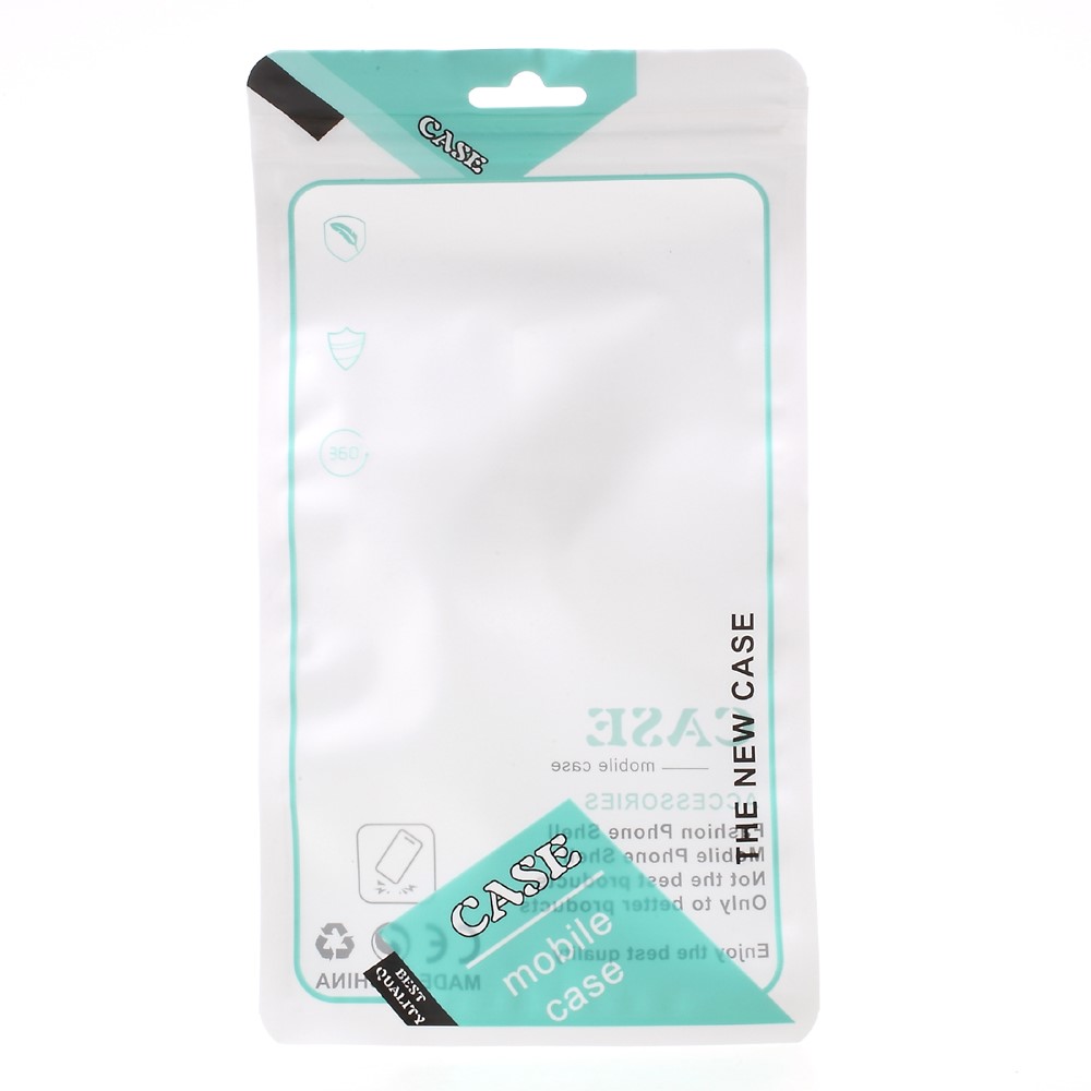 100Pcs/Lot Ziplock Retail Packing Bags for iPhone Samsung HTC Sony Etc. Slim Cases, Size: 18.5 x 10.5cm -Cyan-1