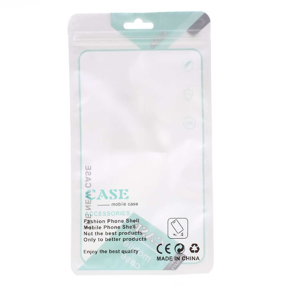 100Pcs/Lot Ziplock Retail Packing Bags for iPhone Samsung HTC Sony Etc. Slim Cases, Size: 18.5 x 10.5cm -Cyan-2