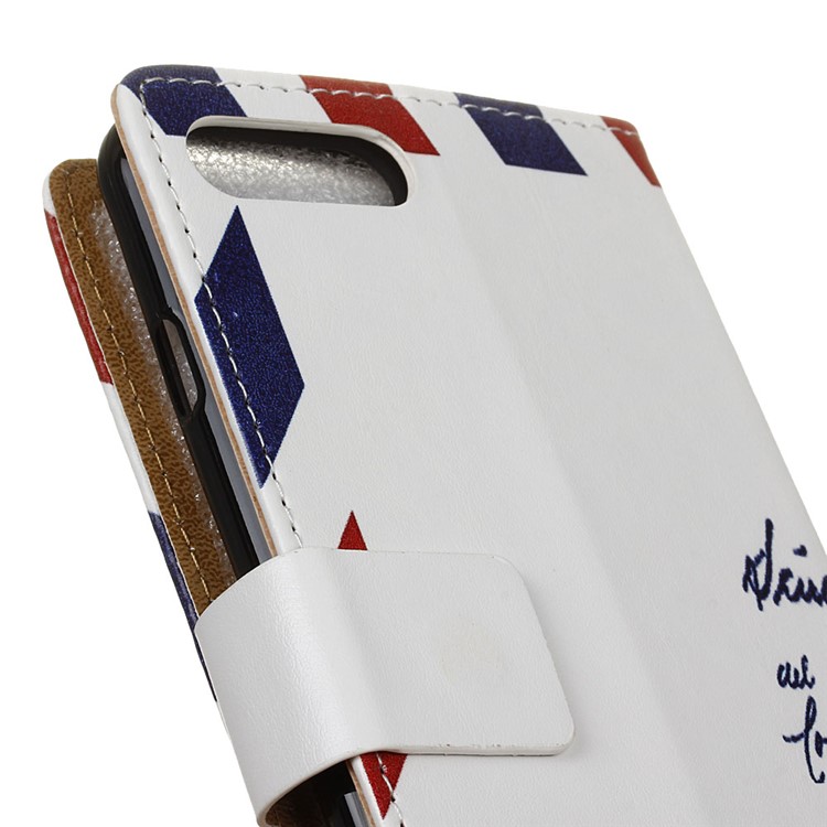 For Asus Zenfone 4 Max /4 Max Plus /4 Max Pro ZC554KL Wallet Pattern Printing PU Leather Stand Mobile Phone Casing - Retro Postmark-3