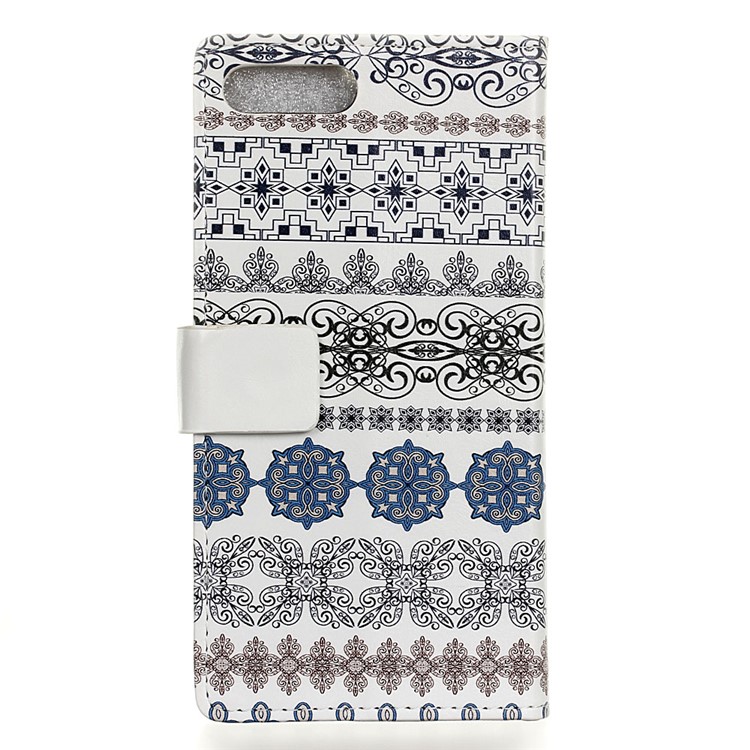 For Asus Zenfone 4 Max /4 Max Plus /4 Max Pro ZC554KL Wallet Pattern Printing Leather Stand Cell Phone Casing - Tribal Flowers-2