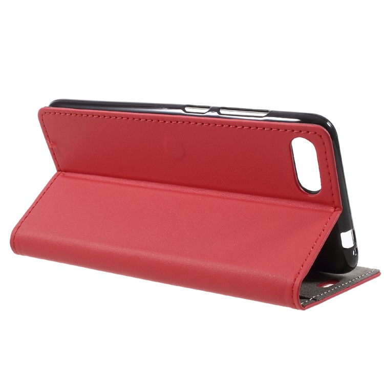 PU Leather Wallet Stand Mobile Case for Asus Zenfone4 MAX ZC554KL - Red-4