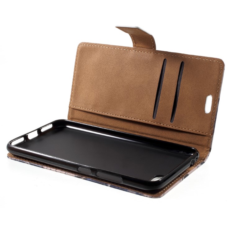 Pattern Printing Wallet Leather Stand Folio Case for Asus Zenfone 4 Max /4 Max Pro /4 Max Plus ZC554KL - Eiffel Tower and Feather-5