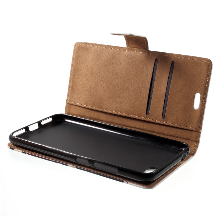 Printing Pattern Stand Leather Wallet Flip Case for Asus Zenfone 4 Max /4 Max Pro /4 Max Plus ZC554KL - Tiger-5