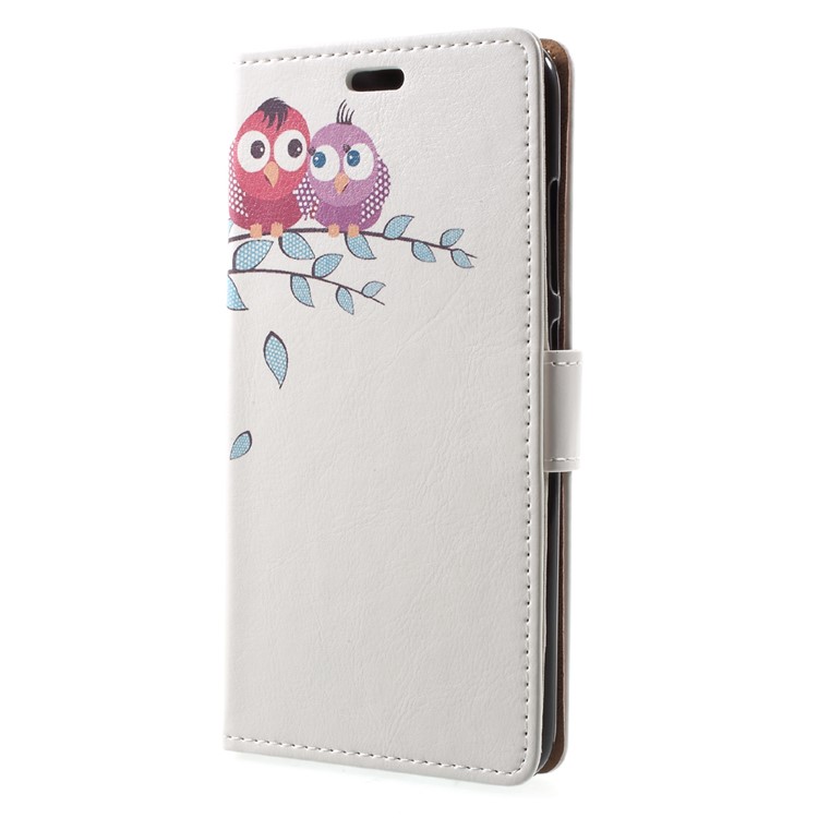Pattern Printing Wallet Leather Stand Mobile Casing Accessory for Asus Zenfone 4 Max /4 Max Pro /4 Max Plus ZC554KL - Owl Lover-3