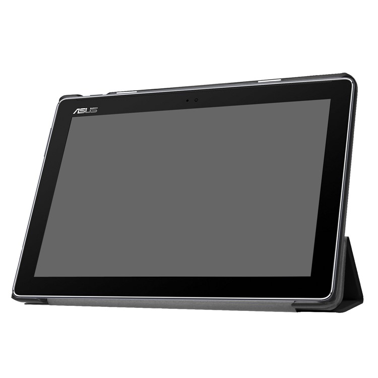 Tri-fold Leather Tablet Cover with Stand for Asus Zenpad 10 Z301MFL /Z301ML - Black-4