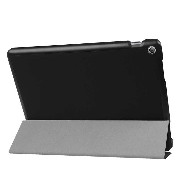 Tri-fold Leather Tablet Cover with Stand for Asus Zenpad 10 Z301MFL /Z301ML - Black-5