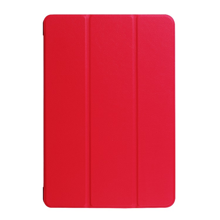 Tri-fold Leather Tablet Shell with Stand for Asus Zenpad 10 Z301MFL /Z301ML - Red-2