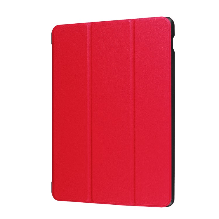 Tri-fold Leather Tablet Shell with Stand for Asus Zenpad 10 Z301MFL /Z301ML - Red-7