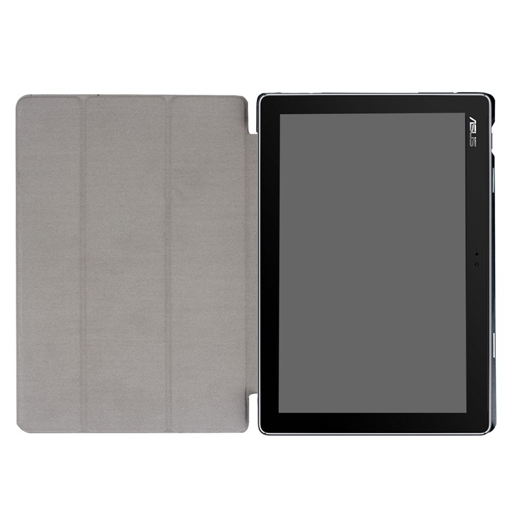 Tri-fold Leather Case Shell with Stand for Asus Zenpad 10 Z301MFL /Z301ML - Pink-8
