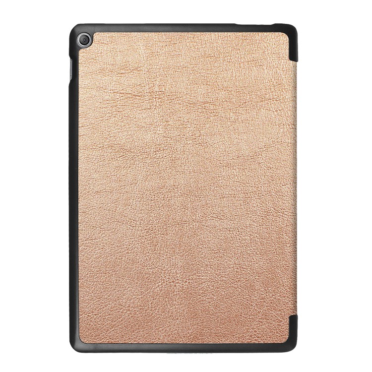 Tri-fold Stand Leather Cover Case for Asus Zenpad 10 Z301MFL /Z301ML - Gold-3