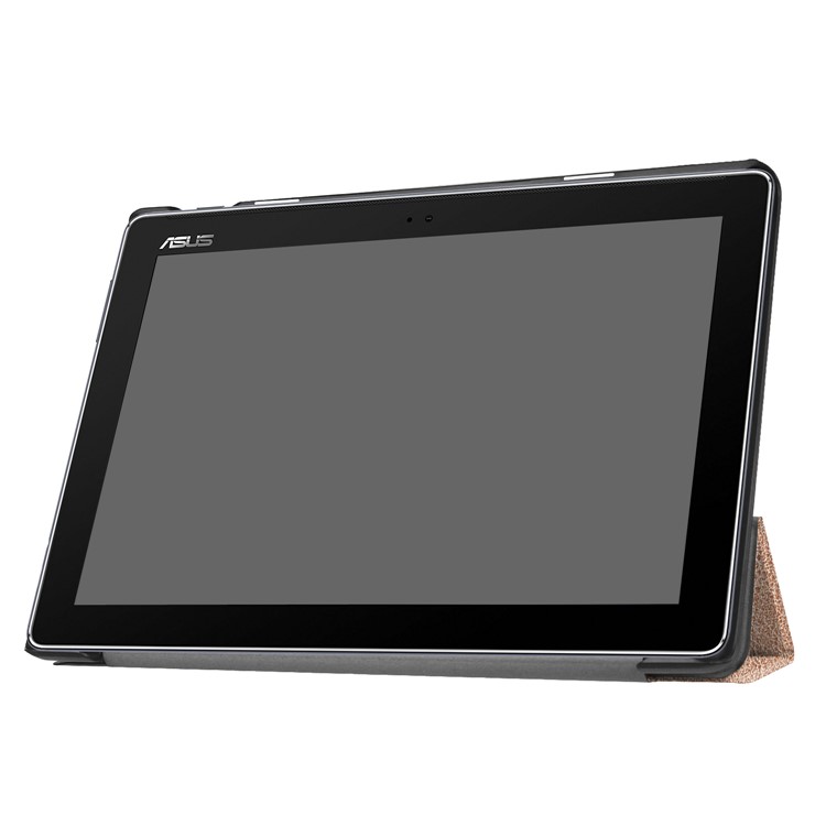 Tri-fold Stand Leather Cover Case for Asus Zenpad 10 Z301MFL /Z301ML - Gold-4