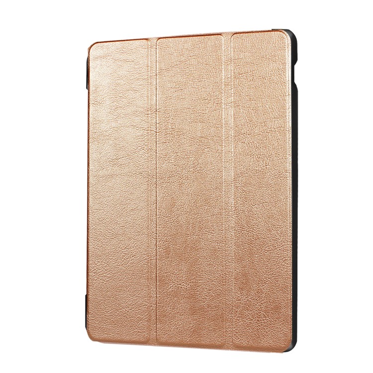 Tri-fold Stand Leather Cover Case for Asus Zenpad 10 Z301MFL /Z301ML - Gold-7