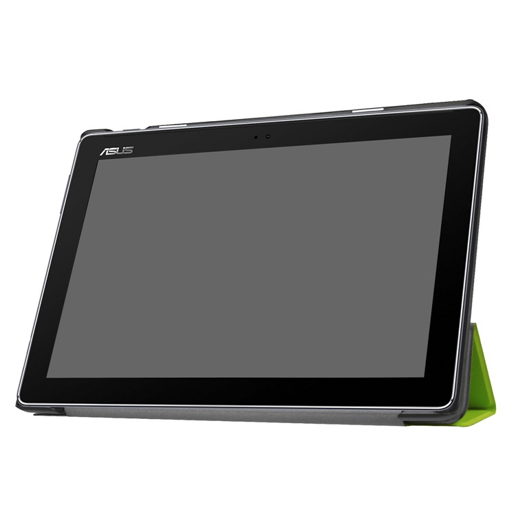 Tri-fold Leather Tablet Casing with Stand for Asus Zenpad 10 Z301MFL /Z301ML - Green-4