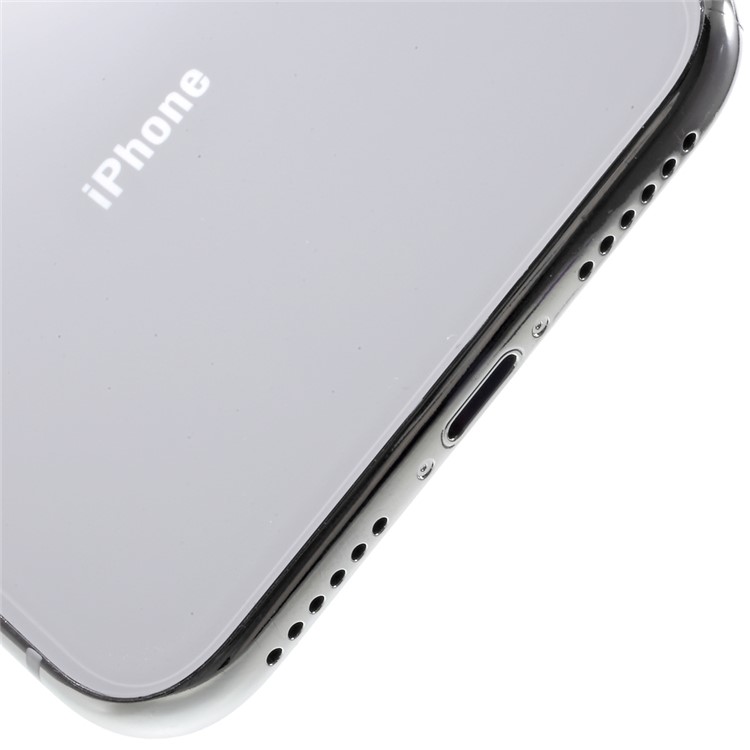 1:1 Scale Black Screen Non-working Dummy Phone Replica Phone Model for iPhone X(Ten) 5.8 inch - Silver Color-4