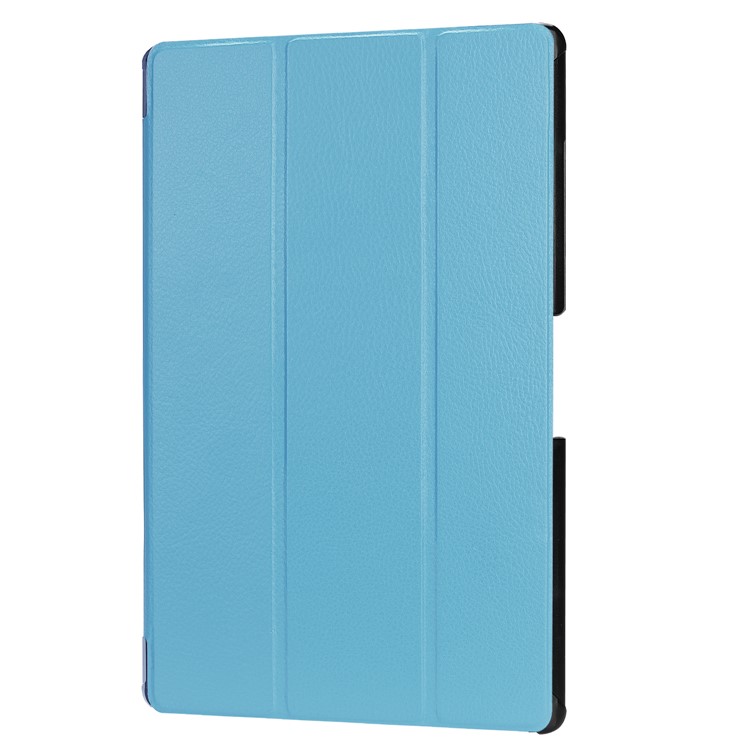 Tri-fold Stand Leather Tablet Protective Casing for Acer Iconia One 10 A3-A50 - Baby Blue-7
