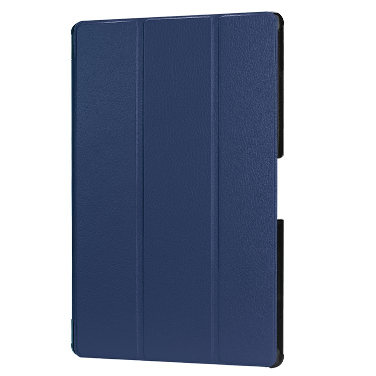 Tri-fold Stand Leather Tablet Protective Cover for Acer Iconia One 10 A3-A50 - Dark Blue-7