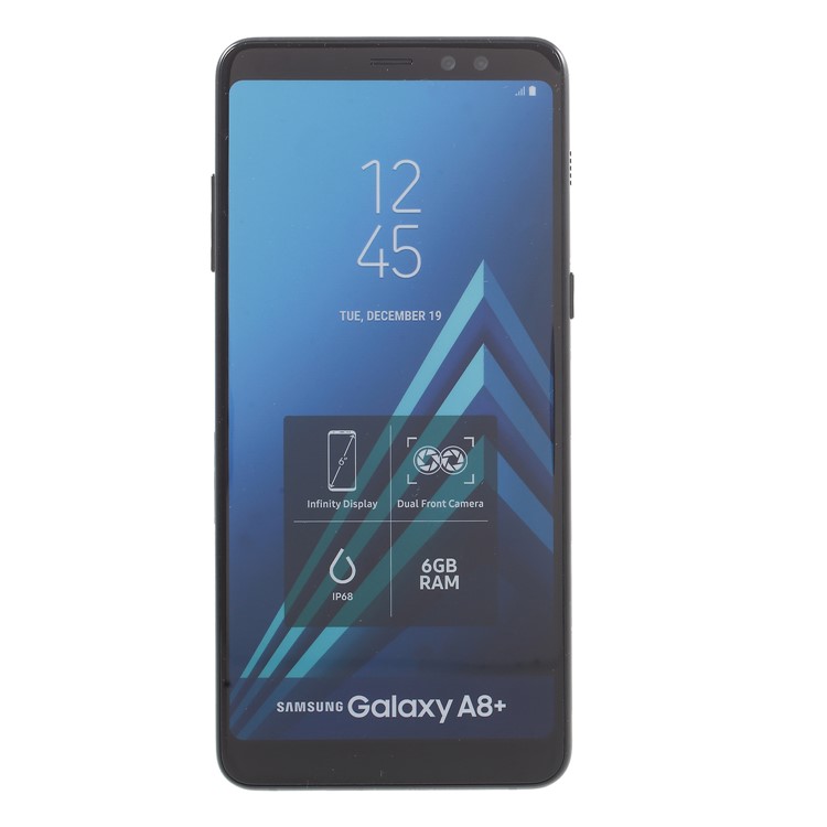 Fake Non-working Colored Screen Dummy Replica Model for Samsung Galaxy A8+ (2018) - Black-2
