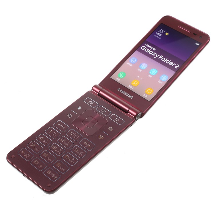 1:1 Dummy Non-real Display Phone Replica Model for Galaxy Folder 2 G6150 - Red-10