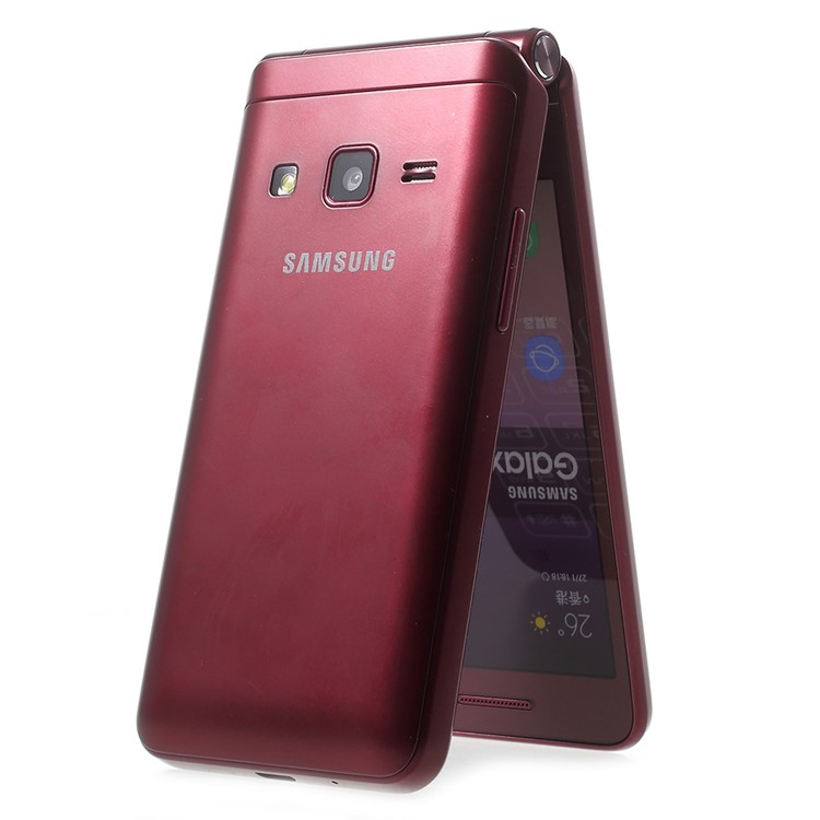 1:1 Dummy Non-real Display Phone Replica Model for Galaxy Folder 2 G6150 - Red-5