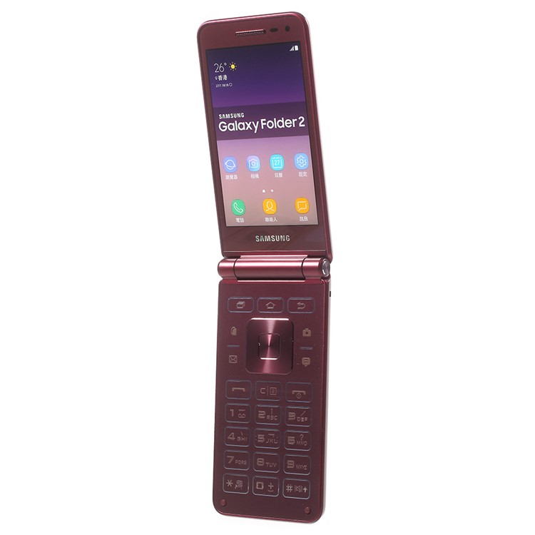 1:1 Dummy Non-real Display Phone Replica Model for Galaxy Folder 2 G6150 - Red-7