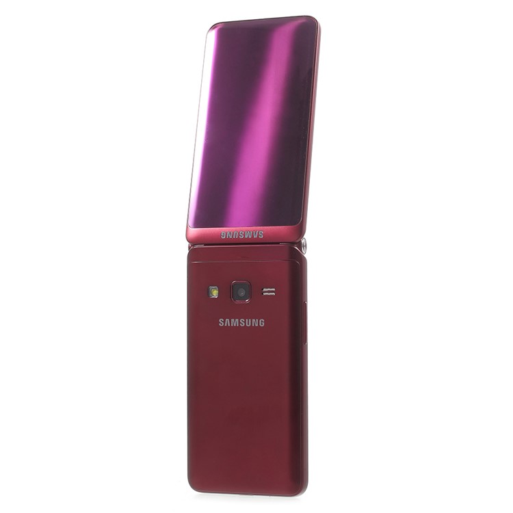 1:1 Dummy Non-real Display Phone Replica Model for Galaxy Folder 2 G6150 - Red-8