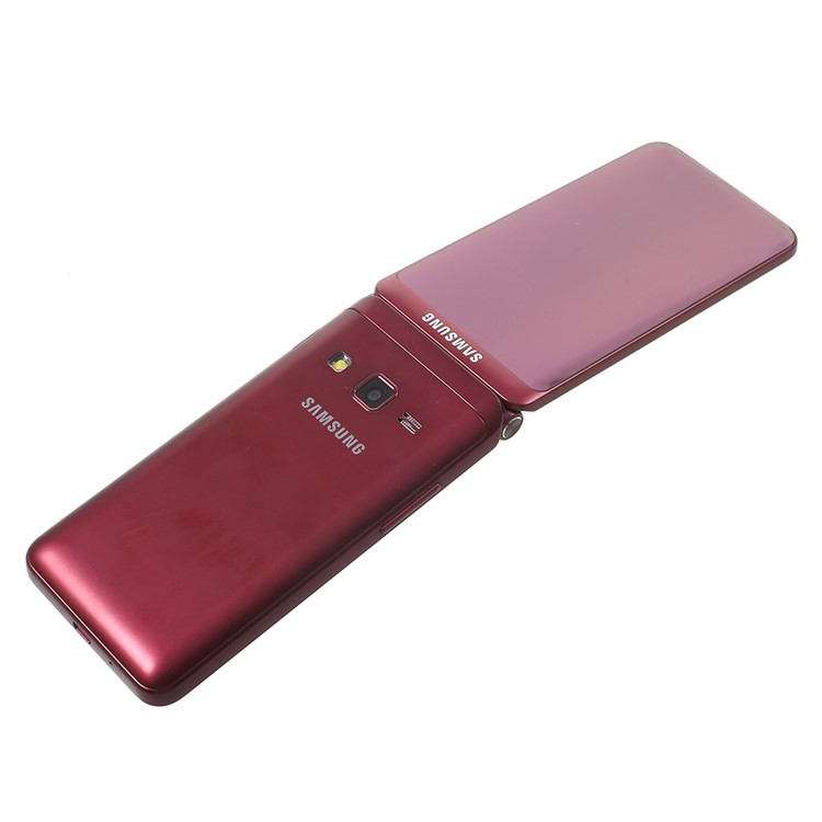 1:1 Dummy Non-real Display Phone Replica Model for Galaxy Folder 2 G6150 - Red-9