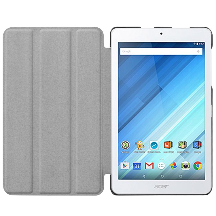 Pattern Printing Tri-fold Stand Leather Protector Cover for Acer Iconia One 8 B1-860 - Universe-8