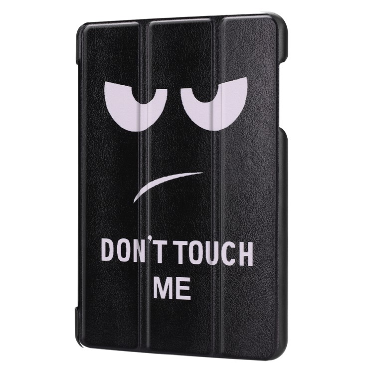 Pattern Printing Tri-fold Stand Leather Cover Case for Acer Iconia One 8 B1-860 - Don't Touch Me-7