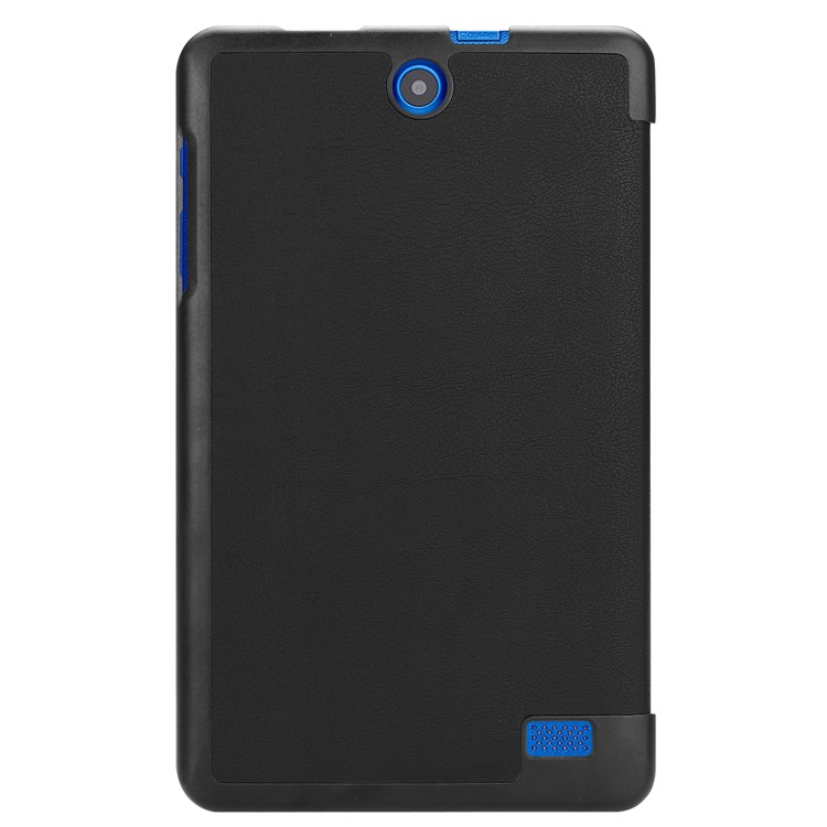 Tri-fold Stand PU Leather Case for Acer Iconia One 8 B1-860 - Black-3