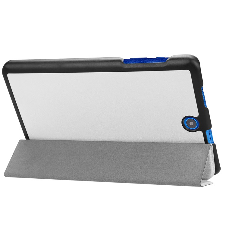 Tri-fold Stand PU Leather Cover for Acer Iconia One 8 B1-860 - White-6