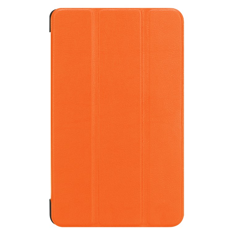 PU Leather Tri-fold Stand Cover for Acer Iconia One 8 B1-860 - Orange-2