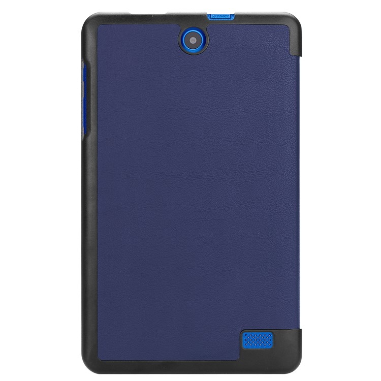 Tri-fold Stand PU Leather Tablet Cover for Acer Iconia One 8 B1-860 - Dark Blue-3