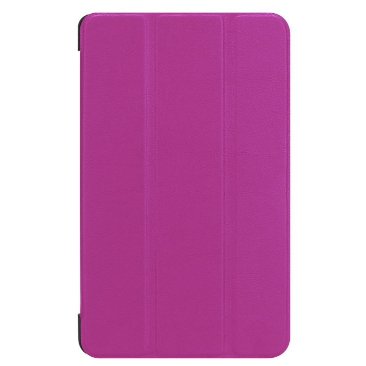 Tri-fold Stand PU Leather Tablet Shell for Acer Iconia One 8 B1-860 - Purple-2