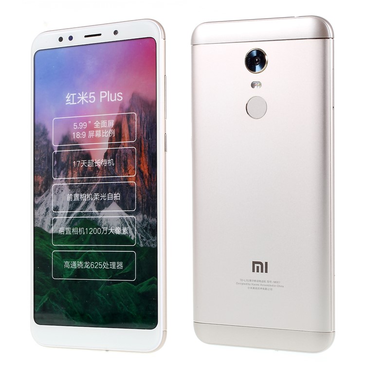 1:1 Scale Non-real Dummy Phone Display Model for Xiaomi Redmi Note 5 (12MP Rear Camera) / Redmi 5 Plus (China)-1