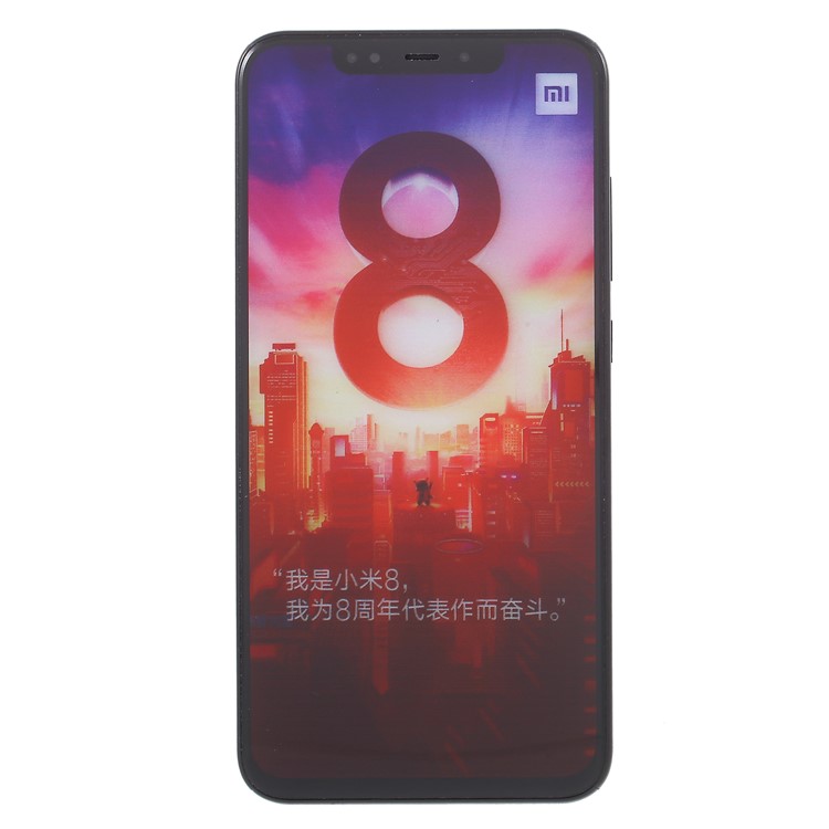 Colored Screen Dummy Phone Replica Model for Xiaomi Mi 8 (6.21-inch) - Black-2