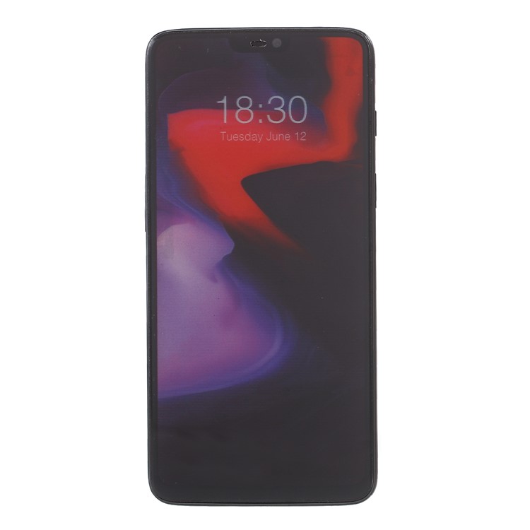Colored Screen Dummy Phone Replica Model for OnePlus 6 - Black-2