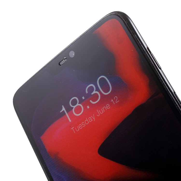 Colored Screen Dummy Phone Replica Model for OnePlus 6 - Black-5