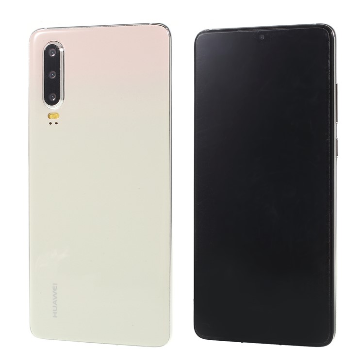 

1:1 Scale Non-working Dark Screen Dummy Phone Model for Huawei P30 - White, Huawei P30