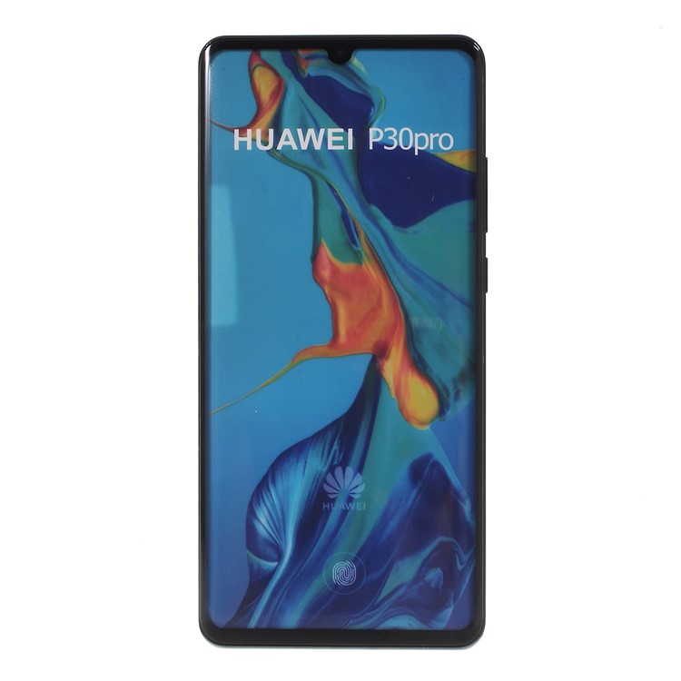 1:1 Scale Colored Screen Non-Working Display Dummy Phone Model for Huawei P30 Pro - Black-3