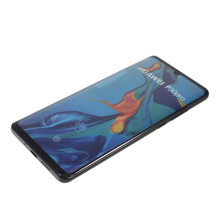 1:1 Scale Colored Screen Non-Working Display Dummy Phone Model for Huawei P30 Pro - Black-6