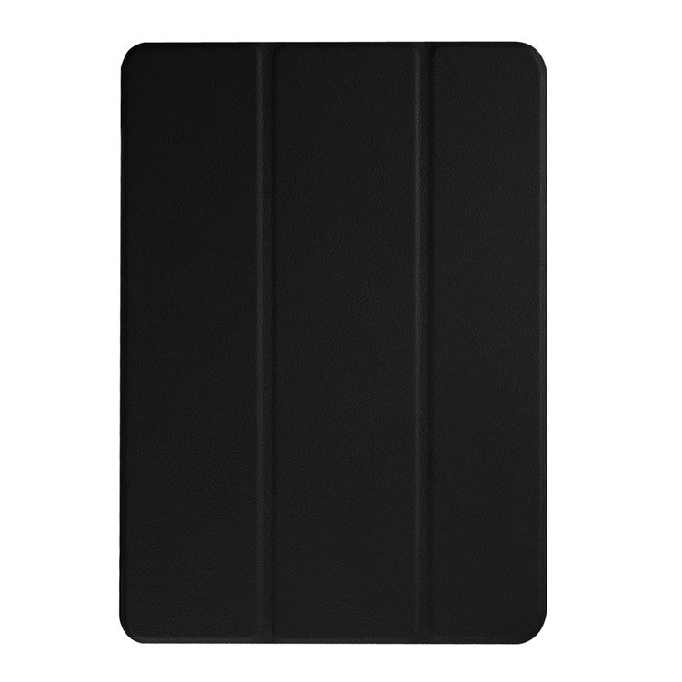 Tri-fold Leather Stand Case for Acer Iconia One 10 B3-A20 - Black-1